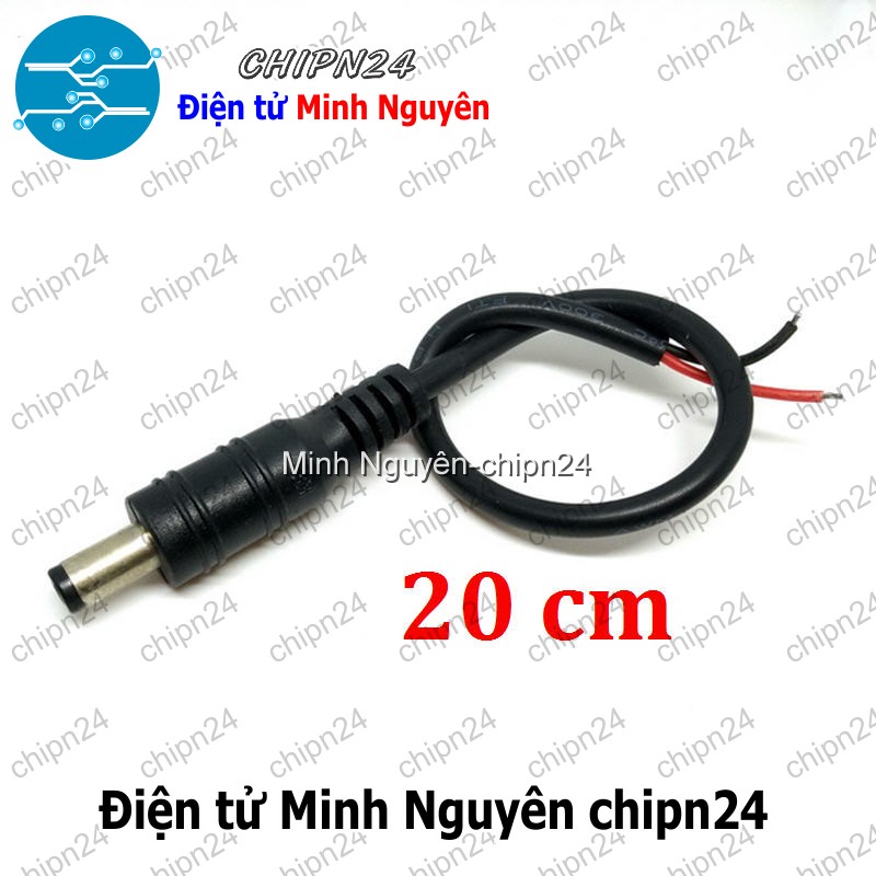 [2 sợi] (I11) Dây nguồn DC chuôi Đực (20cm) - HH001535
