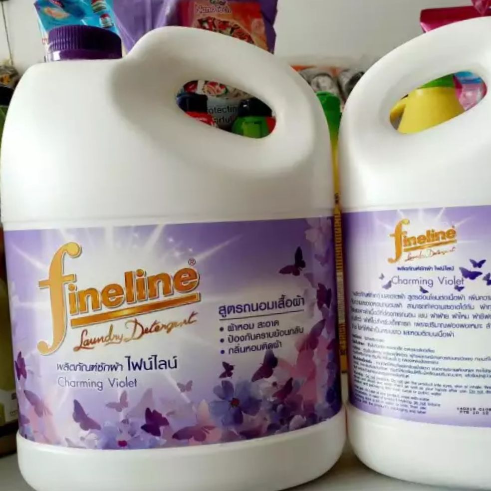 Combo 4 can nước giặt Fineline đậm đặc siêu thơm can 3 lit