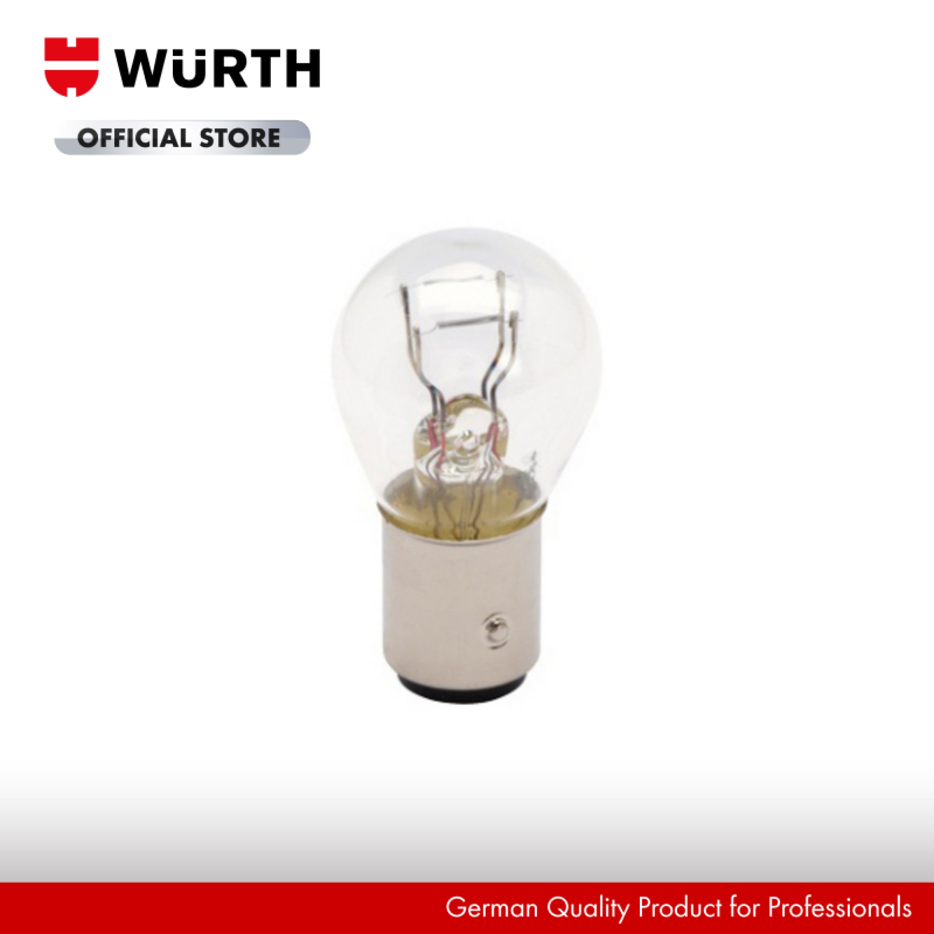 Wurth Bóng Đèn Thắng P21W (12V-21W) Ba15S