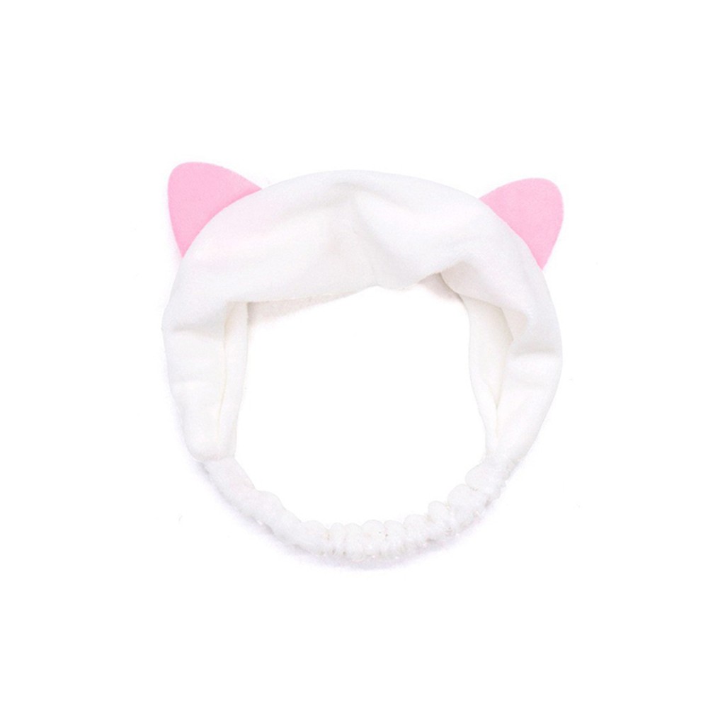 [HCM]Băng Đô Nhung Tai Mèo Rửa Mặt Cat Ears