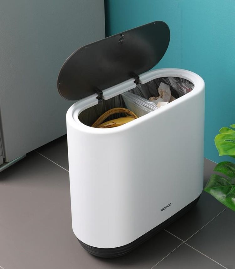 Thùng đựng rác 10L nhấn nắp Ecoco E1906  Thùng đựng rác Ecoco E1906 | thùng đựng rác nhấn nút ecoco e1906 Thùng rác tiện ích Ecoco E1906 cao cấp  Thùng rác nhấn nắp 10L HT SYS - E1906 - phong cách Bắc Âu