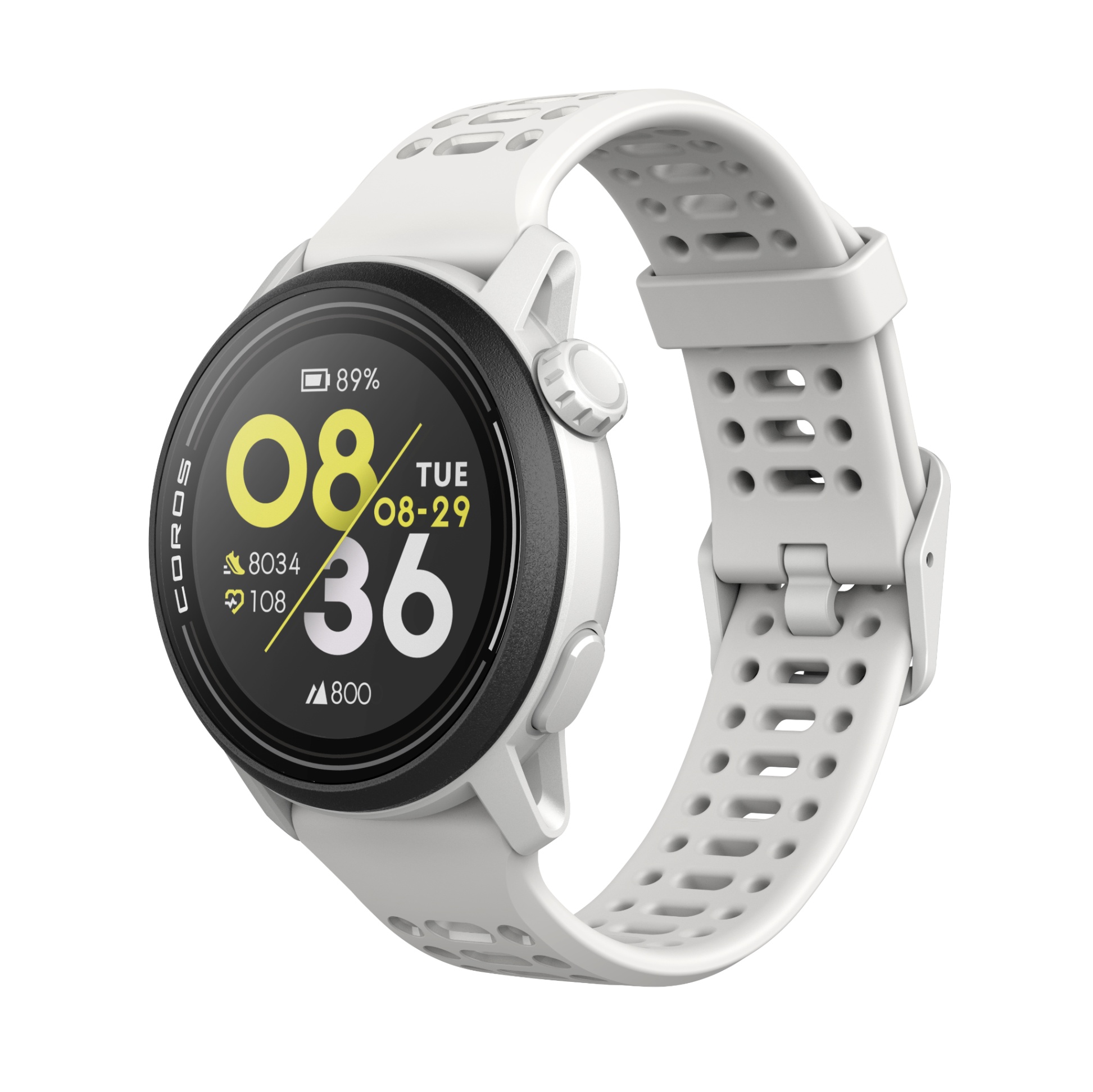 Đồng hồ gps thể thao coros pace 3 - white - silicone