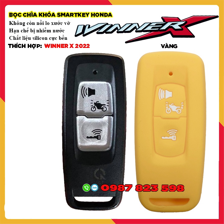 Bọc chìa khoá smartkey honda winner x 2022 - bọc chìa winner x v3