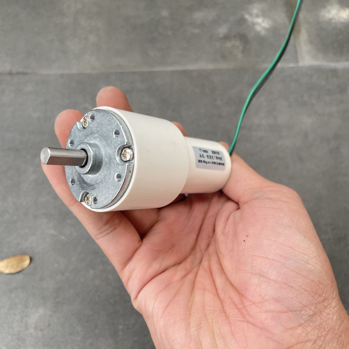 Động cơ giảm tốc 24v công suất 8kg/cm – motor giảm tốc 24v