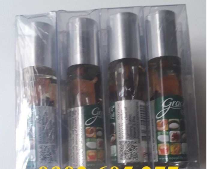 Dầu Lăn Nhân Sâm Nắp Trắng Grace 8cc Thái Lan
