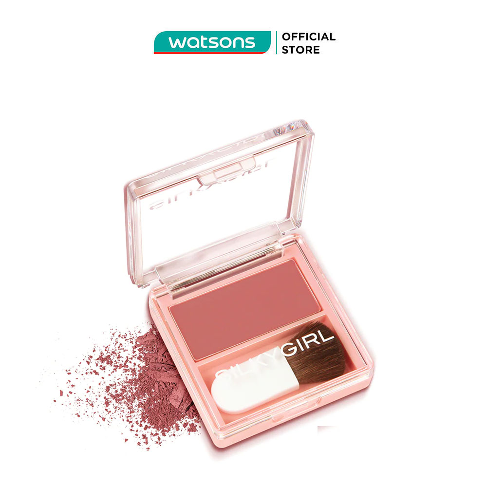 Phấn Má Hồng SilkyGirl Blush Hour 3g .# 02 Rosy Pink Hồng Đào Ngọt Ngào
