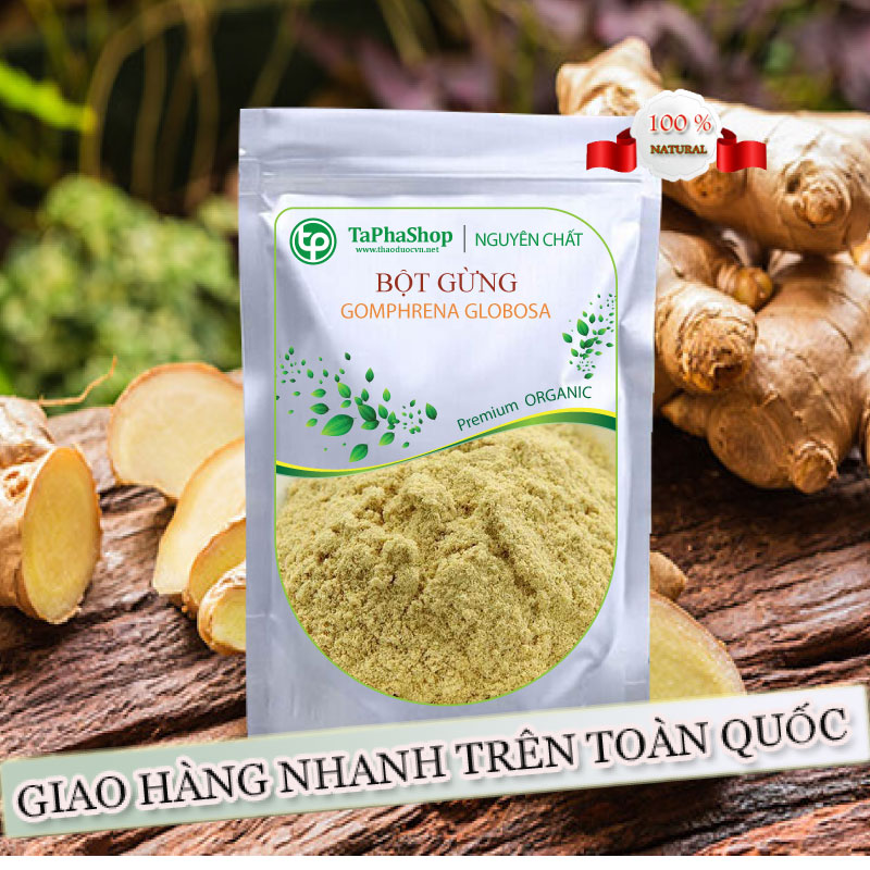 Bột gừng nguyên chất 100g - tấn phát