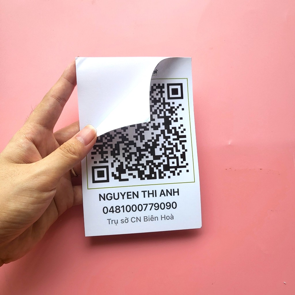 Tem Mã Qr Code ngân hàng (In theo yêu cầu)
