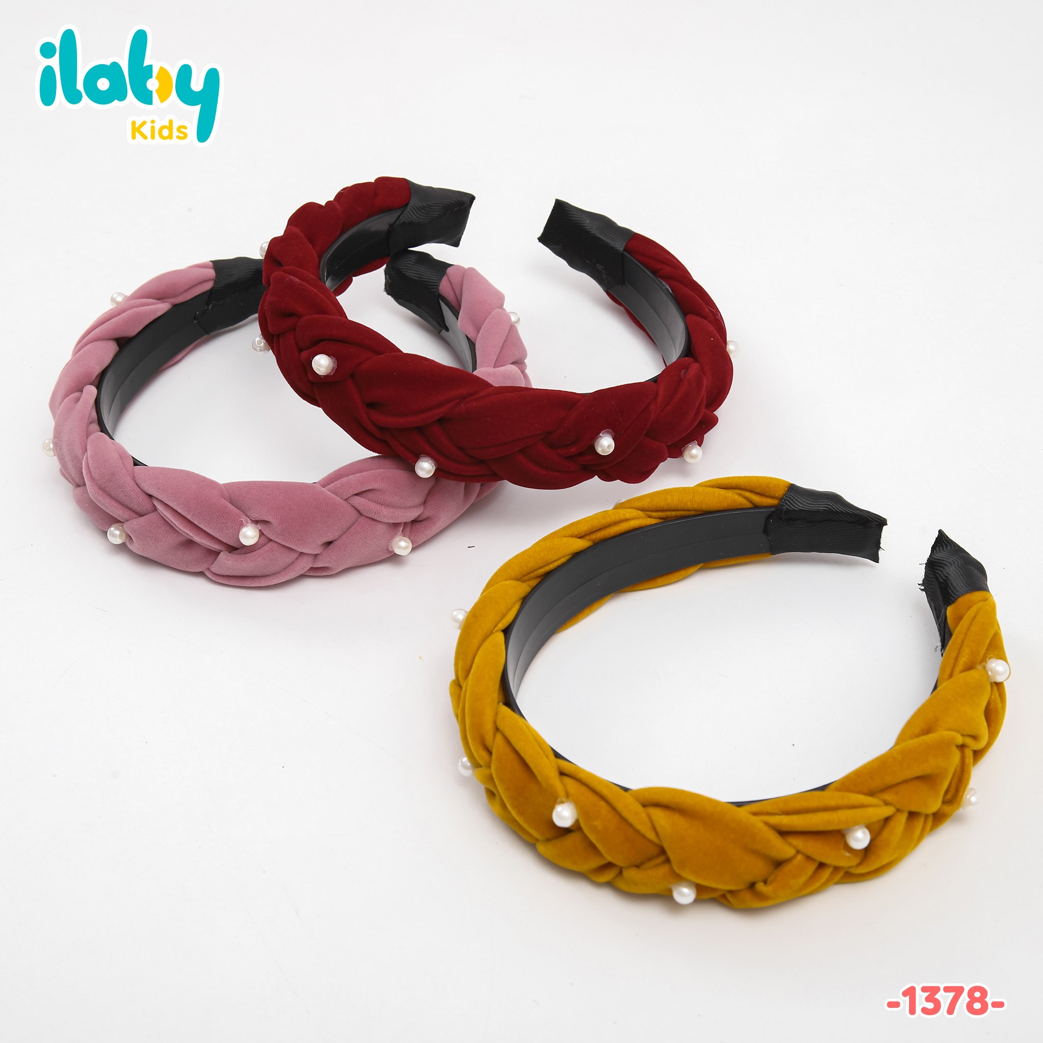 Bờm nhung đính ngọc bé gái ILABY