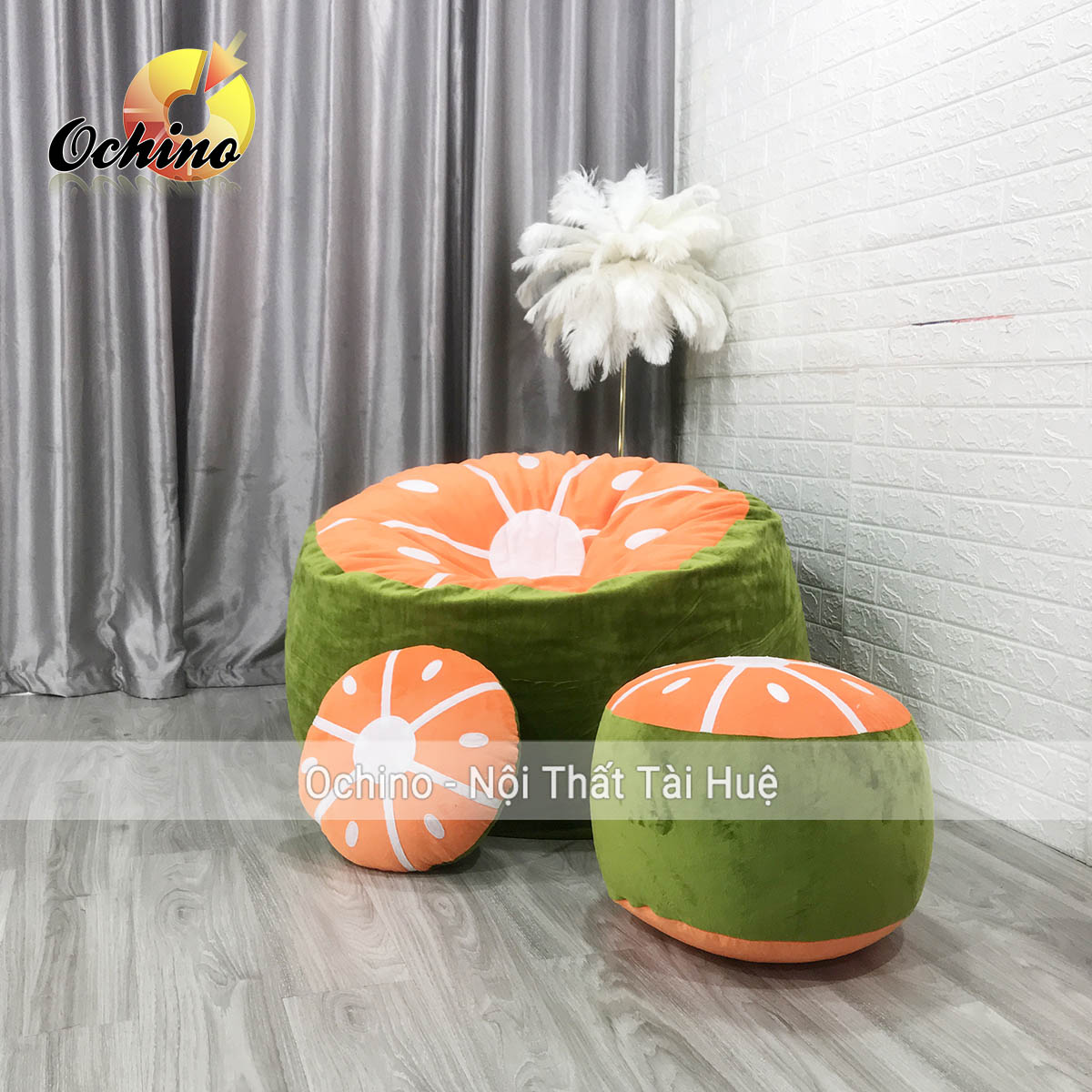 Ghế lười đậu, ghế hạt xốp hình thú ngộ nghĩnh