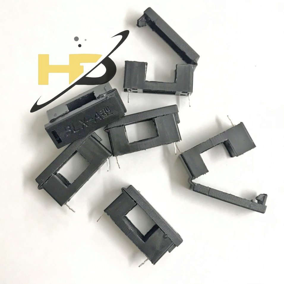 Bộ 10 đế cầu chì 5x20mm blx-a nhựa 2 chân cắm, linh kiện điện tử