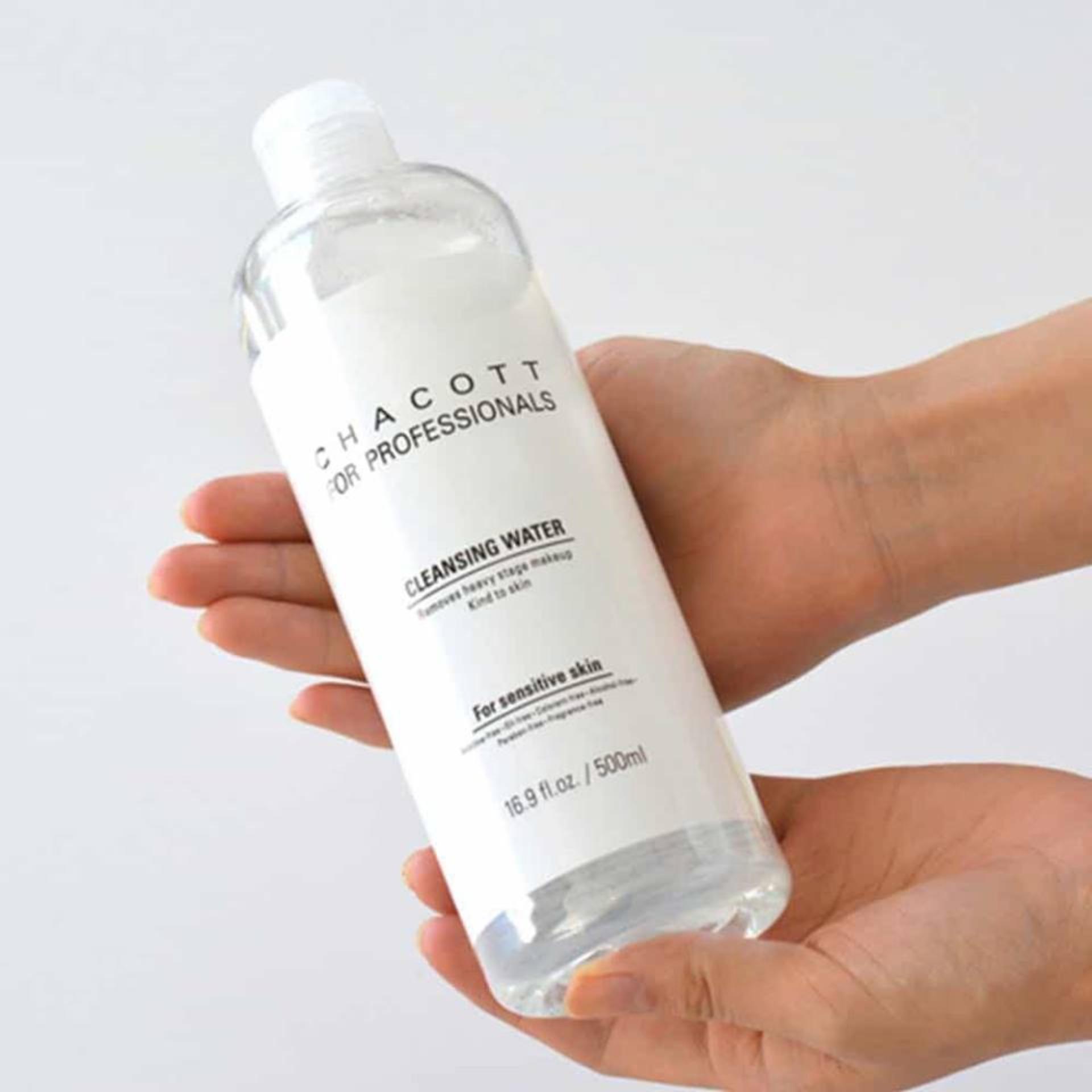 Tấy trang Chacott Cleansing Water 500 ml (HerSkincare)