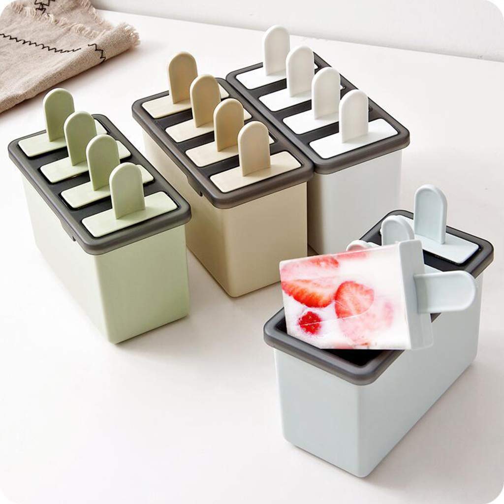 Combo 2 khuôn làm kem 4 ngăn tiện lợi, xinh xắn