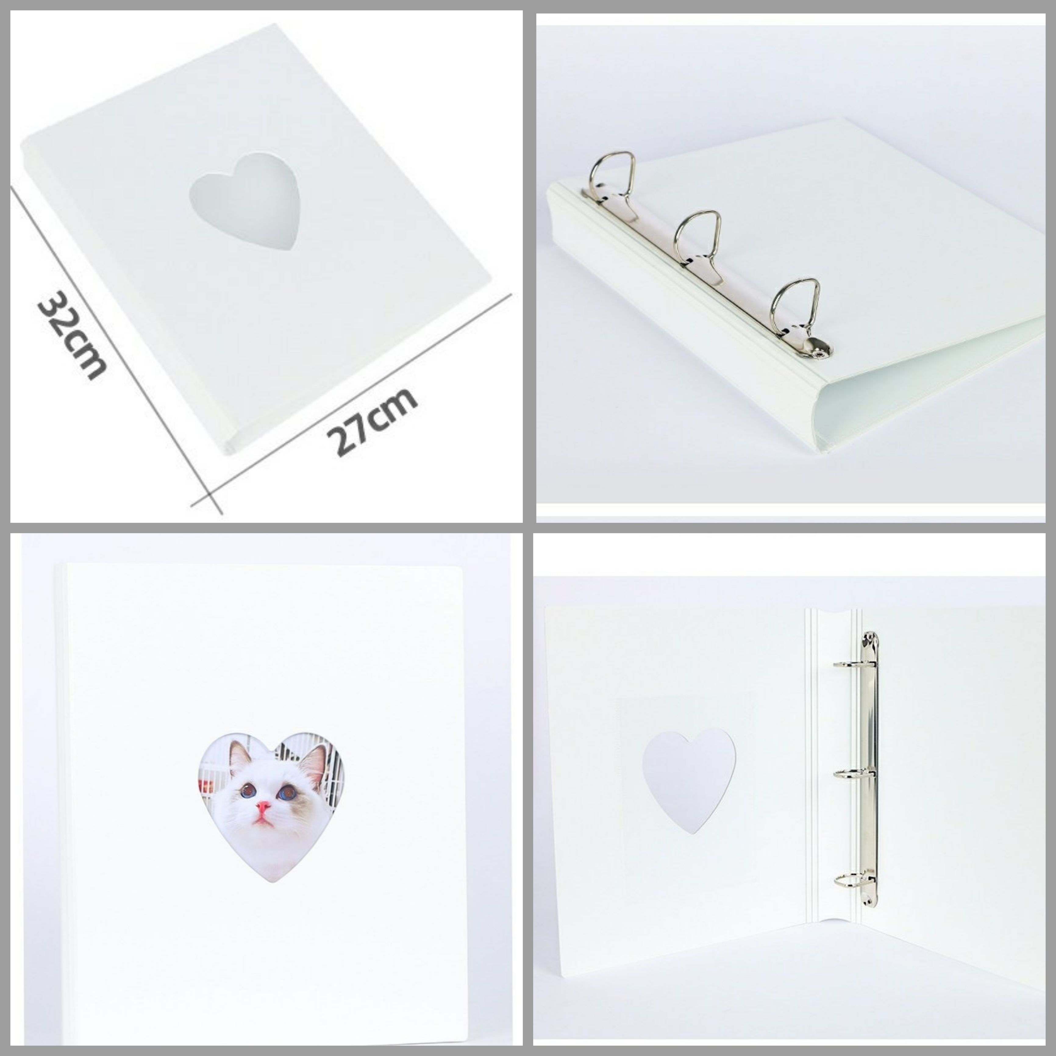 Binder MeeT Shiro A4 - 3Rings Binder