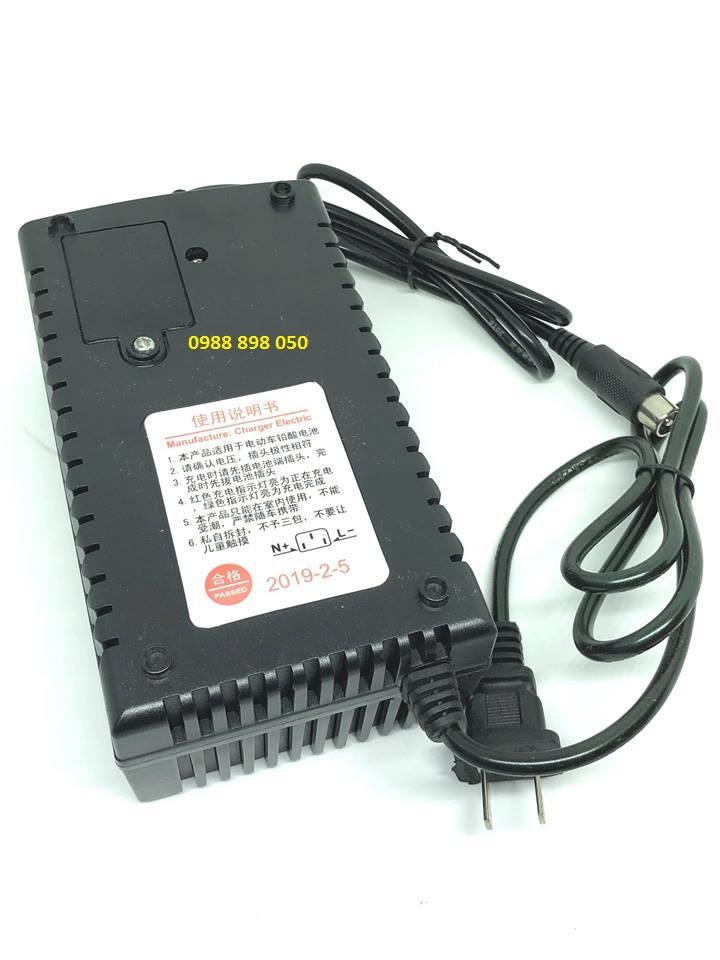 Sạc Xe Dạp Điện 3 Bình Chân Tròn 36v