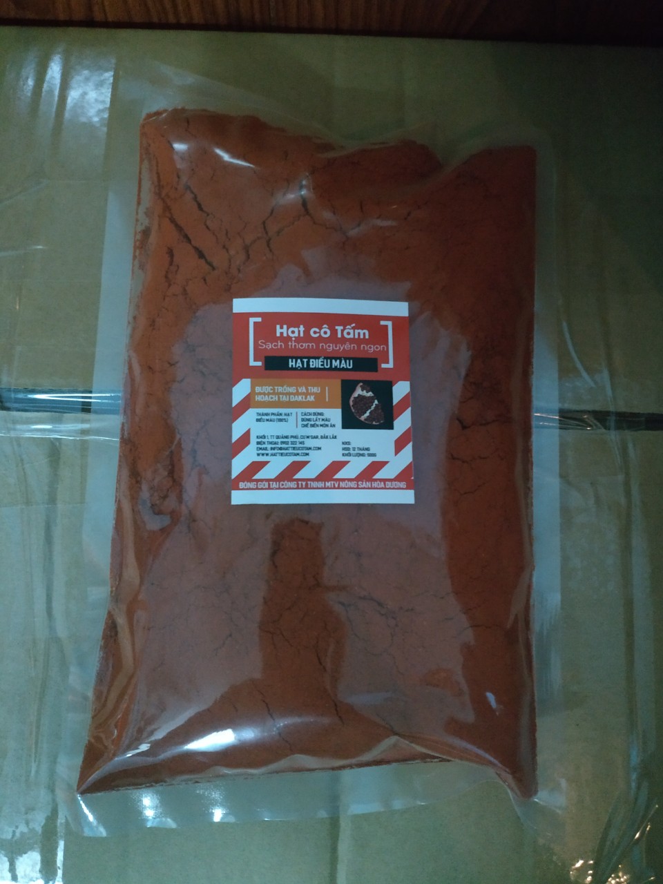 Bột Hạt Điều Màu ( Cari) 500g