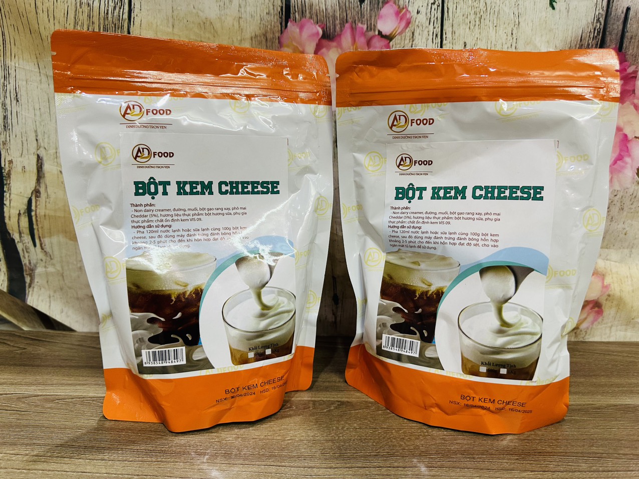 200gr bột whipping thơm ngon chia từ túi 500gr
