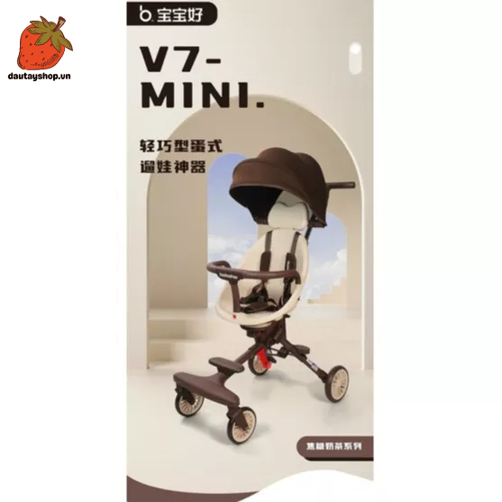 Xe đẩy gấp gọn V7 Baobaohao 2 chiều cho bé