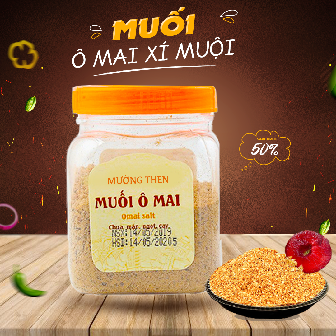 Muối Ô Mai Xí Muội Chuẩn Vị Phố Cổ (Truyền Thống) Chấm Các Loại Quả Siêu Ngon