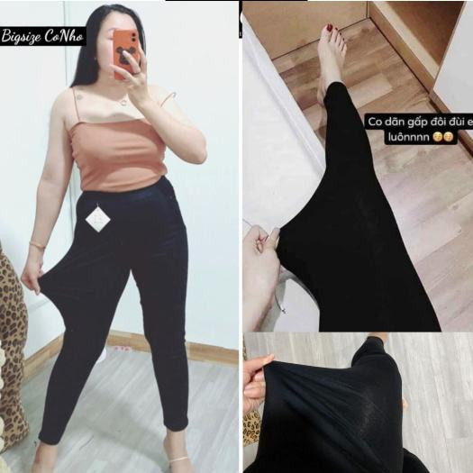 Quần legging nữ bigsize
