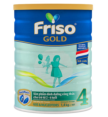 Sữa Bột Friso Gold 4 1400g (Dành Cho Trẻ Từ 2 - 6 Tuổi)