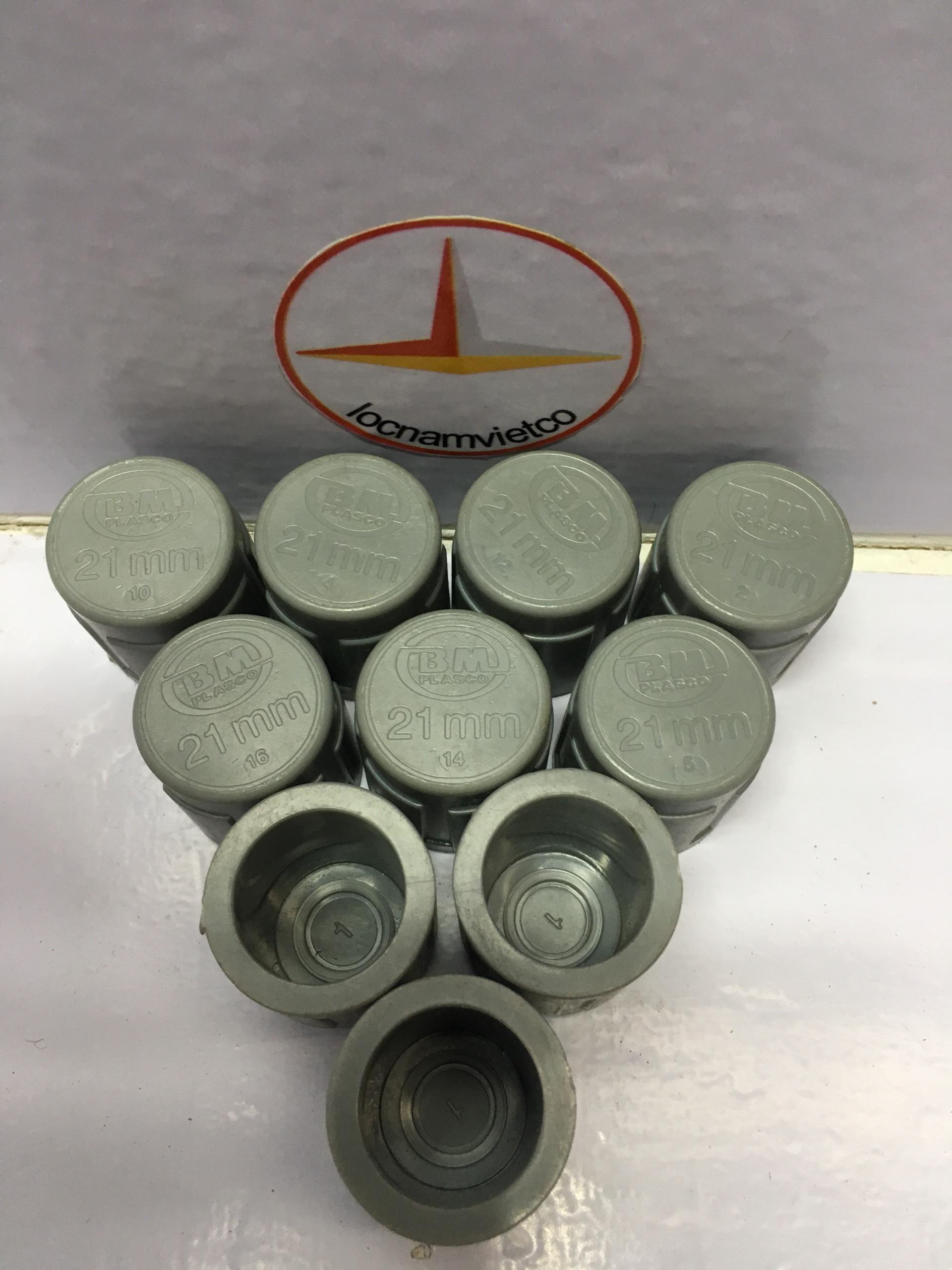 Nắp bịt PVC Bình Minh phi 21, 27( 10 cái )