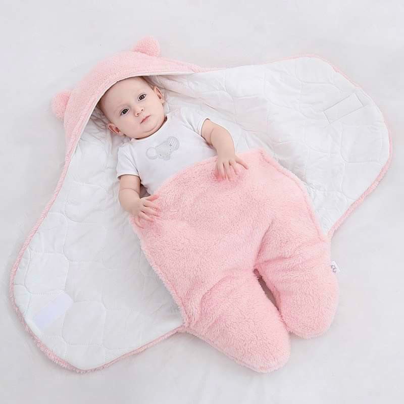 Chăn Ủ lông cừu siêu ấm cho bé sơ sinh 0 - 2 tháng tuổi