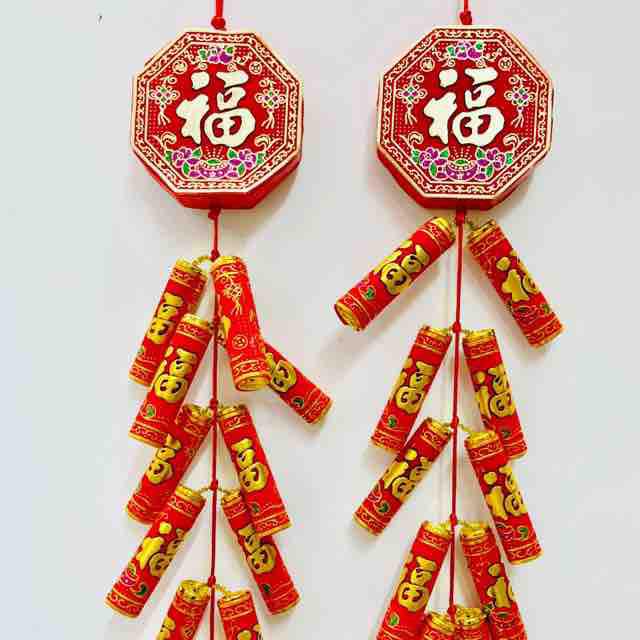 Dây pháo treo trang trí tết dài 90cm