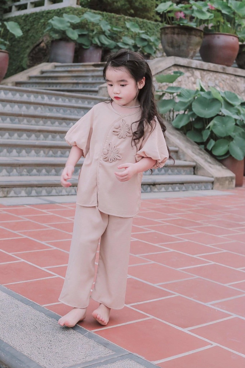 Đồ Lam Đi Chùa # SET Mẫu Cá Cho Mẹ và Bé# SET MẸ VÀ BÉ