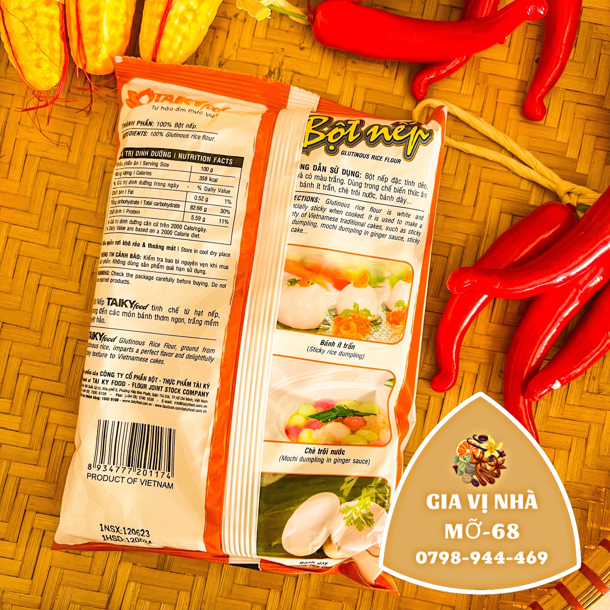 BỘT NẾP TÀI KÝ - GÓI 400GR