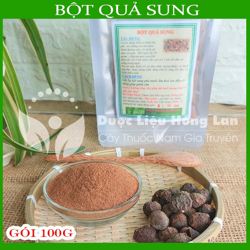 ✅[Thượng hạng] 500G Bột Quả Sung nguyên chất loại 1 (không pha chộn tạp chất, đã sao thơm, không chất bảo quản)