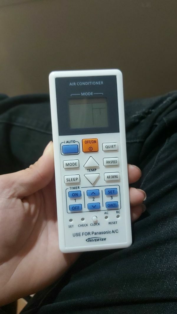 khiển điều hòa panasonic inveter vuông đời mới