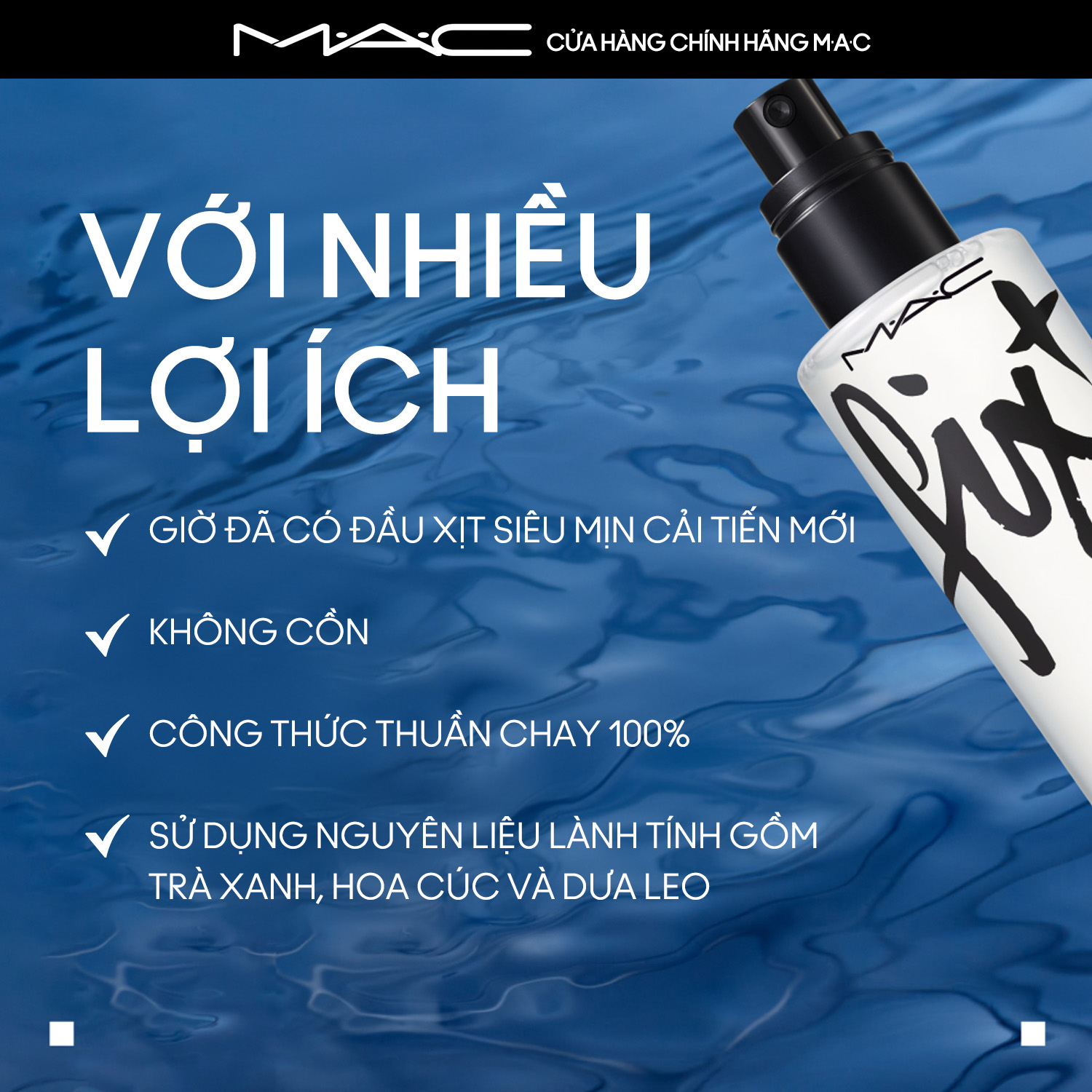 MAC Fix+ Multitasking Setting Spray | Alcohol-Free, Makeup Spray |30ml, 100ml