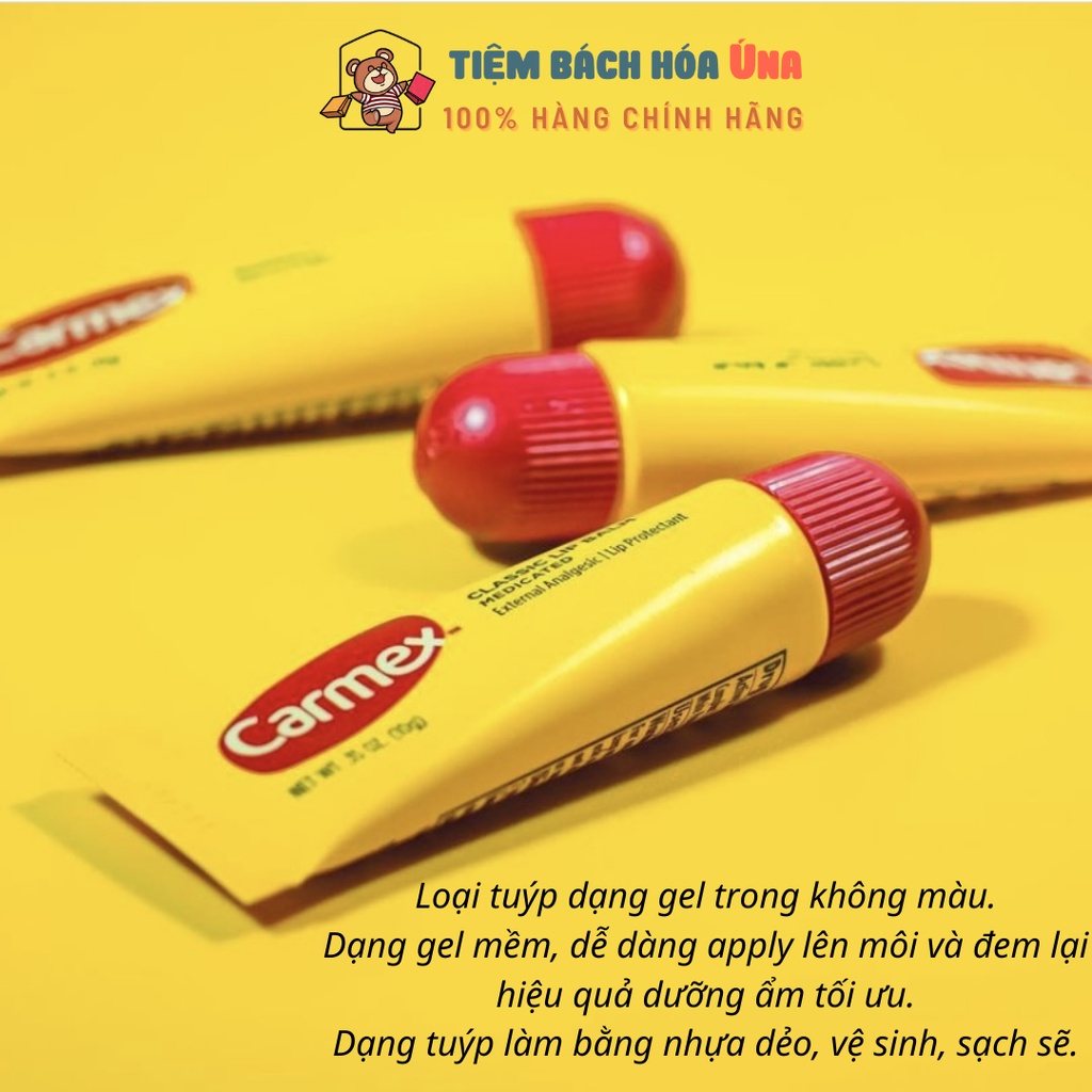 [Chính hãng] Son dưỡng môi Carmex Lip balm đủ mùi hàng Mỹ chính hãng tiembachhoauna