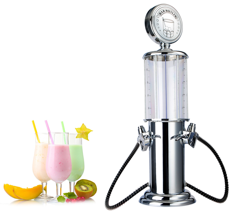 Bình Đựng Trà Sữa Hình Cây Xăng (1 Hoặc 2 Vòi)