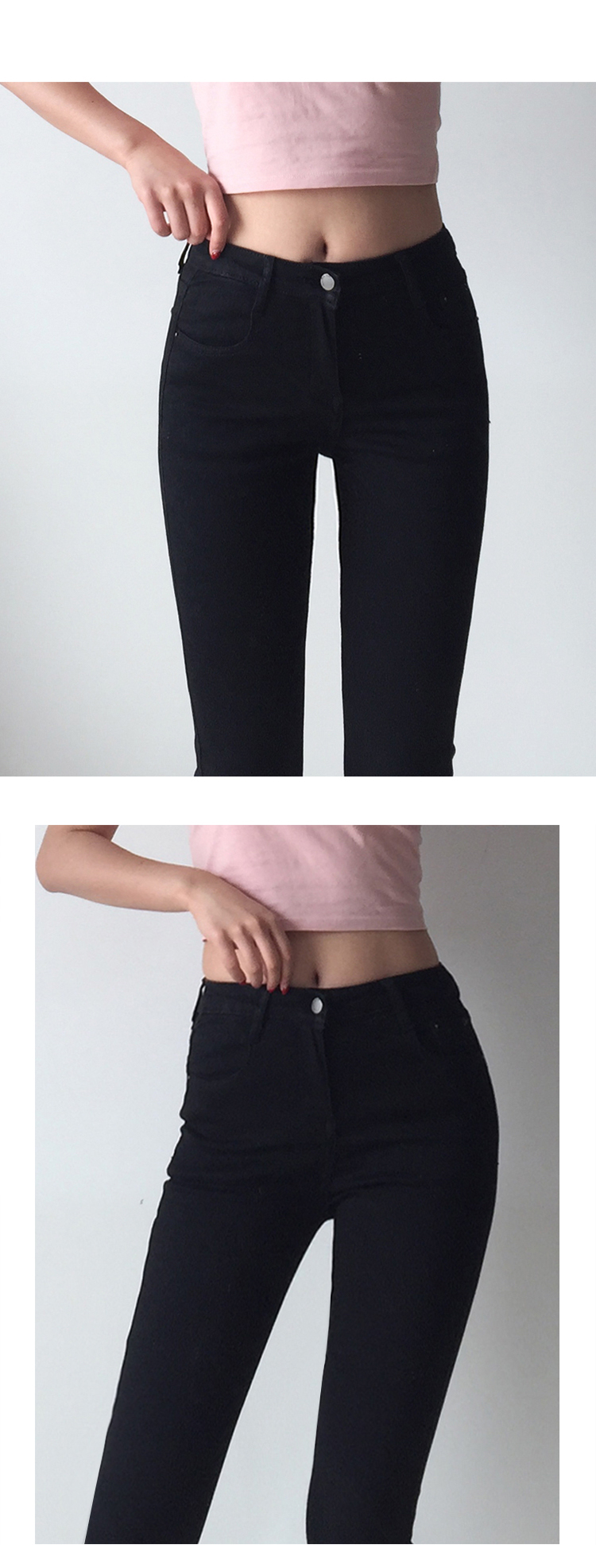 [HCM]QUẦN JEANS NỮ BIG SIZE LƯNG CAO CO GIÃN