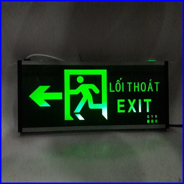 Đèn EXIT 1 mặt cao cấp - Shop uy tín và chất lượng