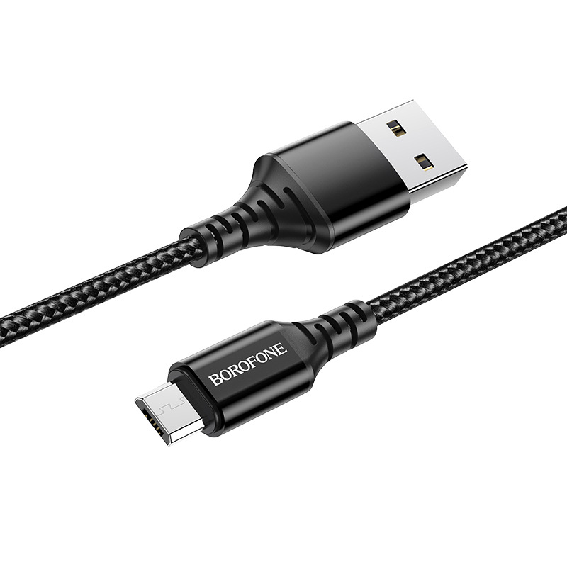Cáp Sạc Type C, Micro USB Dây Dù Borofone BX54 1m Chính Hãng