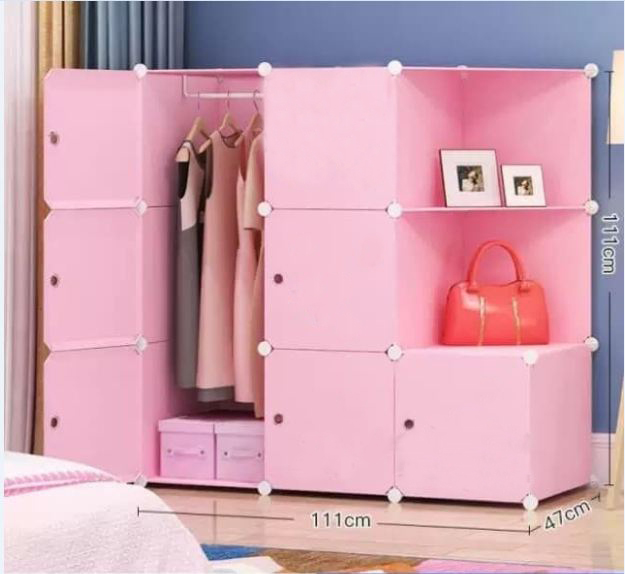 [HCM]Tủ nhựa ghép - 9 ô