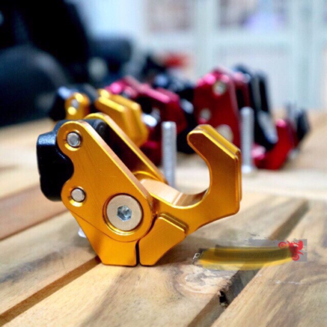 MÓC TREO ĐỒ BIKER GẬP NHÔM CNC