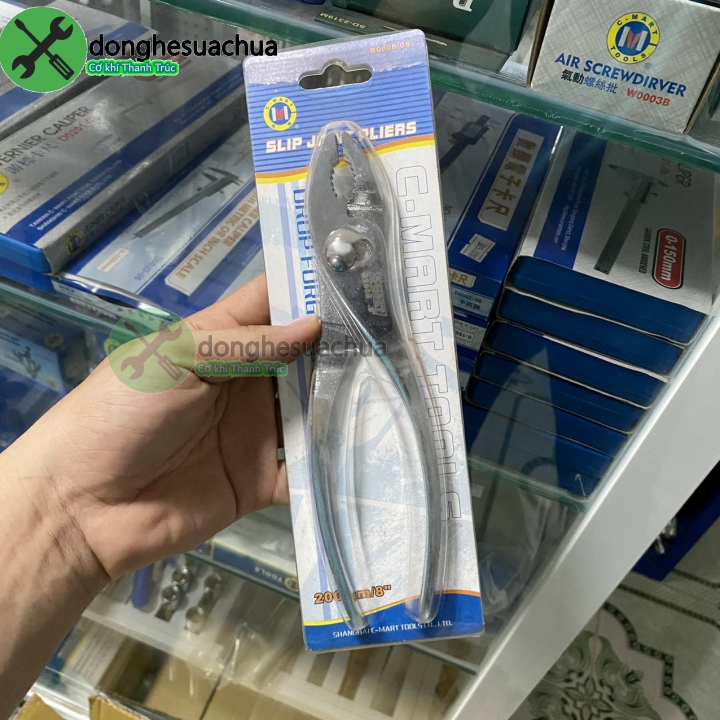 [HCM]Kềm mỏ cá cán sắt C-Mart B0008-8 200mm