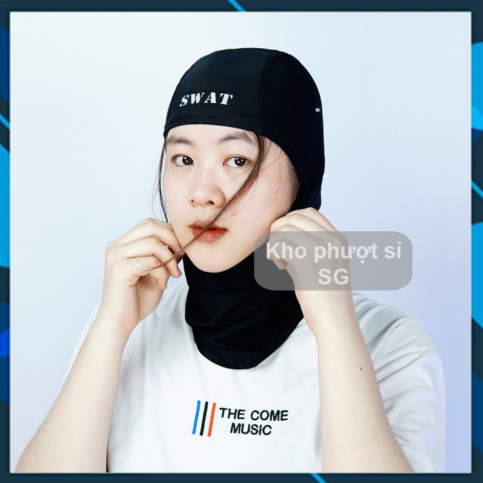 Khăn mũ nón trùm đầu Ninja đội mũ bảo hiểm Fullface Swat 3in1 Form M1 thái lan cao cấp - Khăn chống bụi - chống tia UV Ninja M1