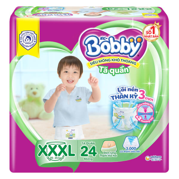 TÃ QUẦN BOBBY XXXL22 MIẾNG