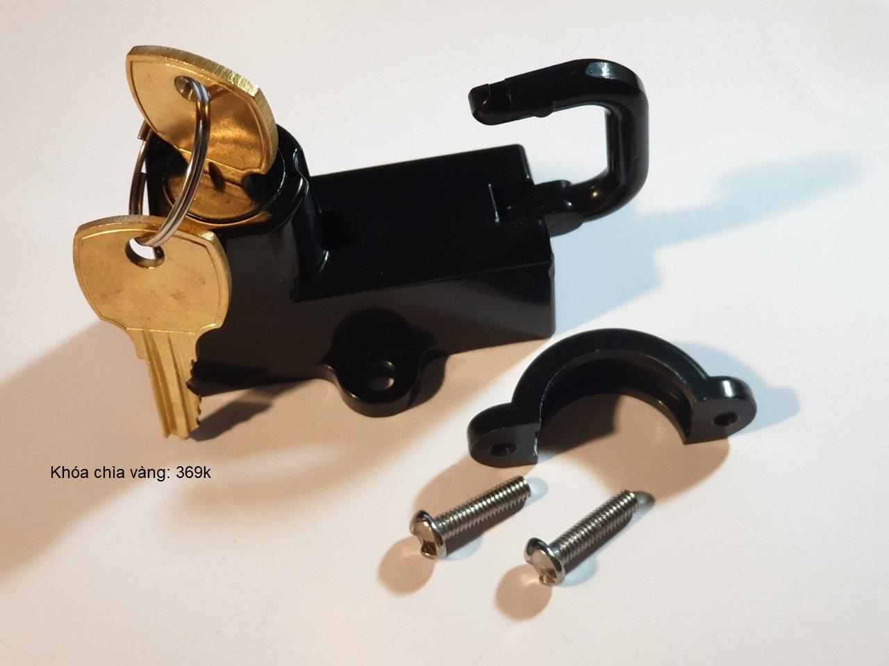 Khóa chống trộm mũ bảo hiểm xe motor
