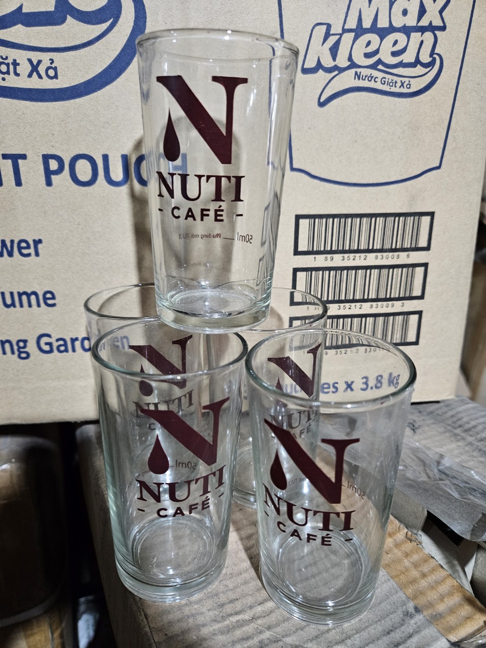Ly cà phê trứng muối 250ml