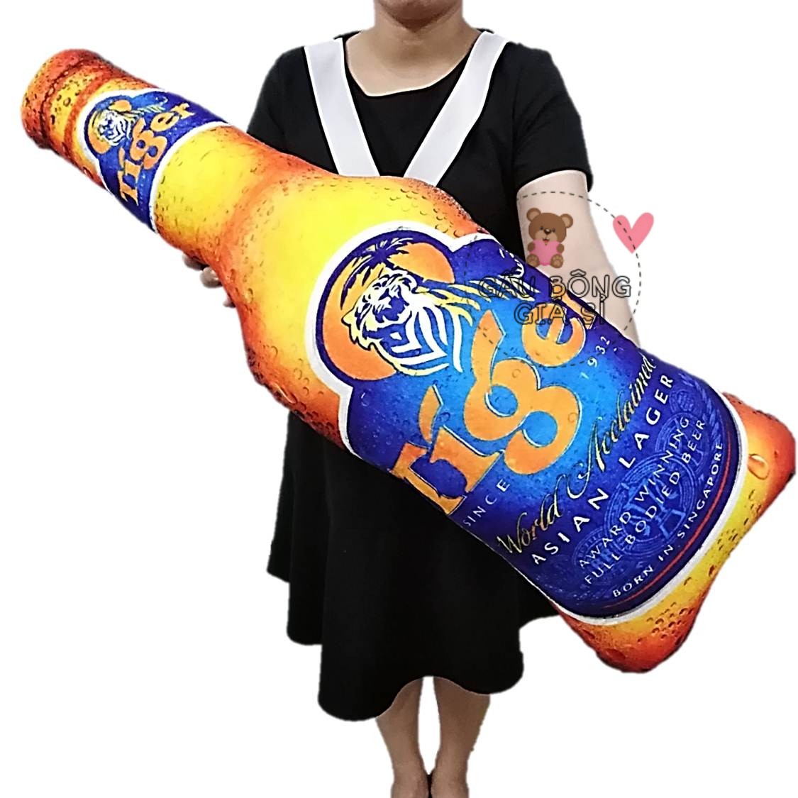 GỐI ÔM HÌNH BIA HENIKEN SIZE LỚN CAO CẤP CHO BÉ