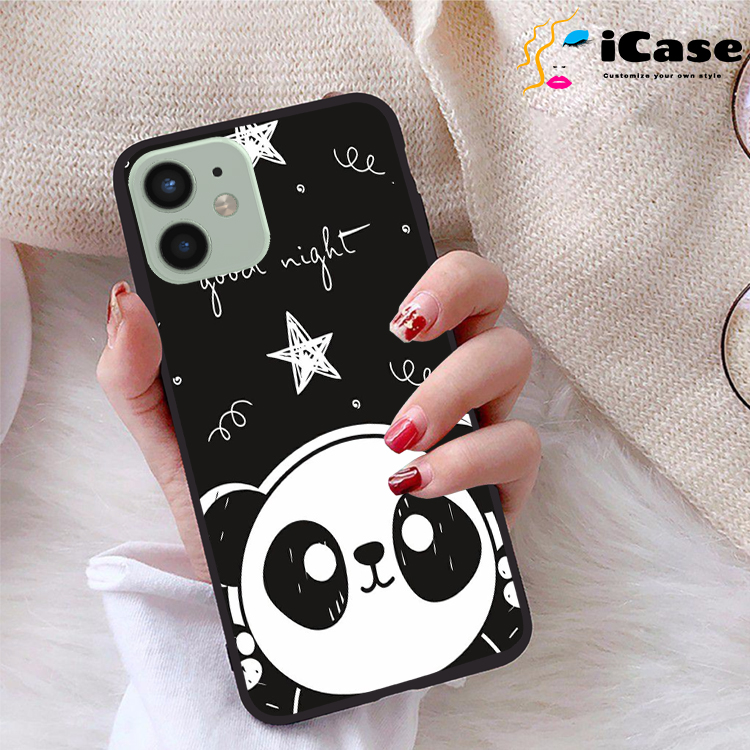 Ốp lưng iPhone 12 Mini viền dẻo TPU BST Panda