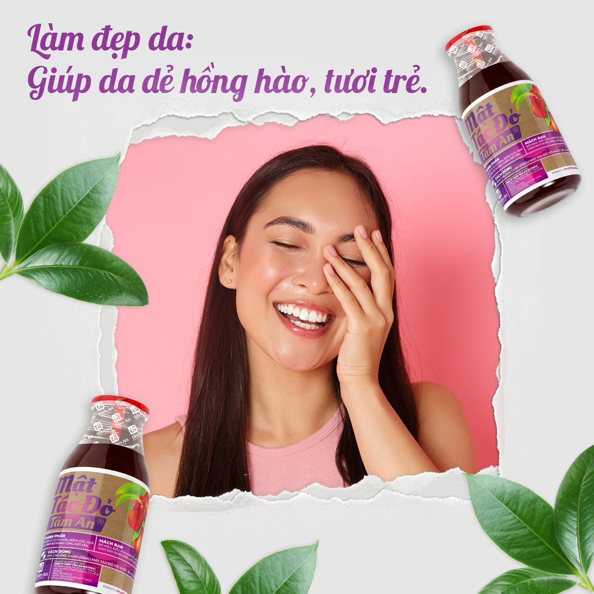 MẬT TÁO ĐỎ ÍCH MẪU TÂM AN - 250ml