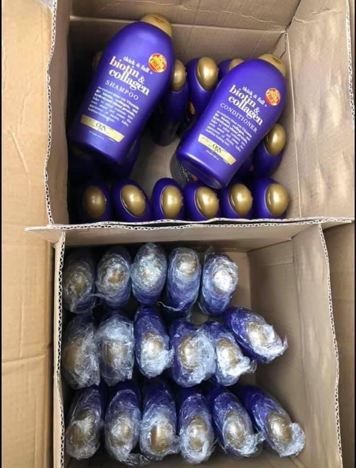 💖💖💖Cặp Dầu Gội BIOTIN Tím BỘ DẦU GỘI 577ML + Xả 577ML BIOTIN💖💖💖