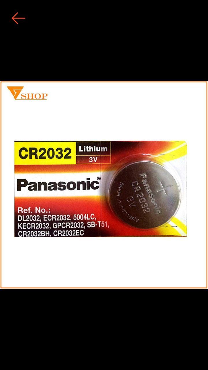 Pin Panasonic CR 2032 - Hàng chính hãng